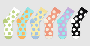 Polka Dot Socks - Crew