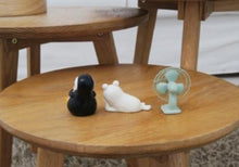 Load image into Gallery viewer, Penguin and Polar Bear - Ice Cream and Fan