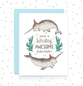 Whaley Awesome Birthday - Greeting Card