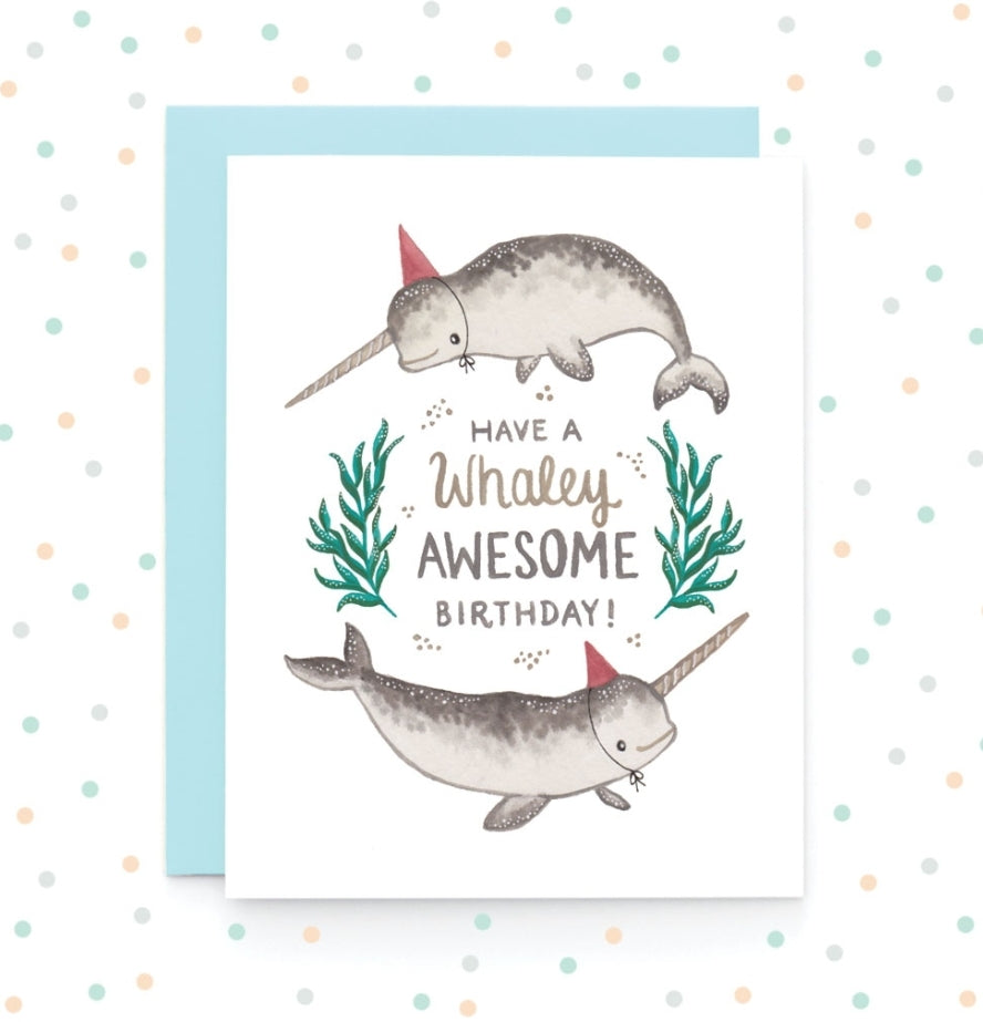 Whaley Awesome Birthday - Greeting Card