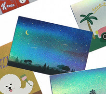 Load image into Gallery viewer, Hologram Postcard - Shooting Star