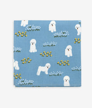 Load image into Gallery viewer, Handkerchief - Bichon Frise Blue