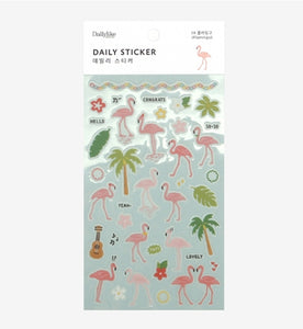 Daily Sticker - 34 Flamingo