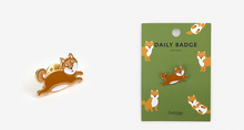 Load image into Gallery viewer, Enamel Pin - 15 Shiba