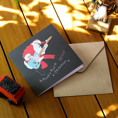 Rock 'n Roll Christmas - Greeting Card