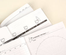 Load image into Gallery viewer, Study Planner - Squid Drawing Pattern