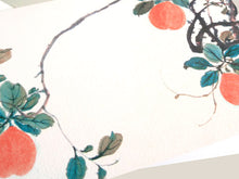 Load image into Gallery viewer, Wash Drawing Soft Persimmon - Greeting Card