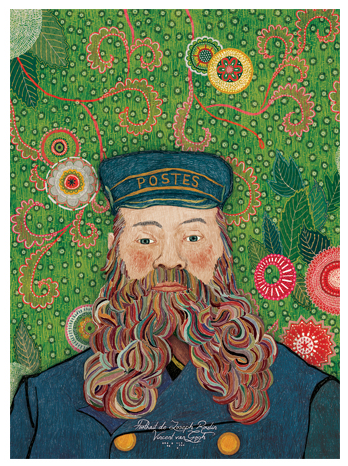 Van Gogh's Postman - Postcard