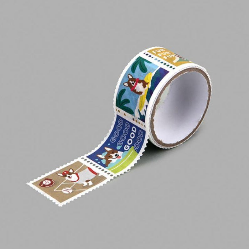 Welsh Corgi Stamp Washi - 21