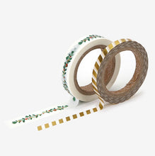 Load image into Gallery viewer, Wreath 2 Piece Slim Washi Set - 04