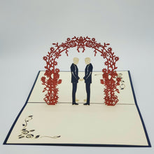 Load image into Gallery viewer, Same Sex Marriage (Men) - Pop Up Card