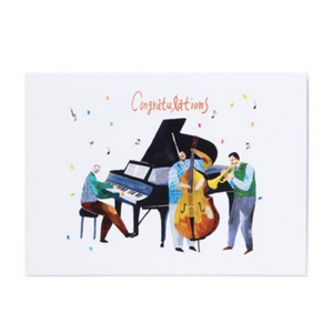 Congratulations! Jazz Band - Card