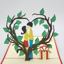 Load image into Gallery viewer, Heart Shaped Tree - Pop Up Card