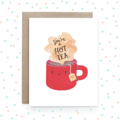 Hot Tea - Greeting Card