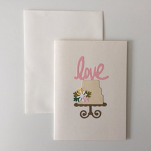 Load image into Gallery viewer, Love Cake - Greeting Card
