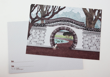 Load image into Gallery viewer, Round Gate with Child - Postcard