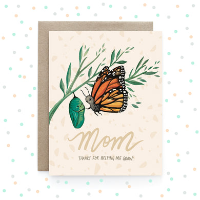 Butterfly Mom - Greeting Card