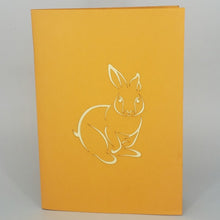 Load image into Gallery viewer, Bunny and Carrot - Pop Up Card