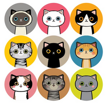 Load image into Gallery viewer, Lovely Cat Stickers