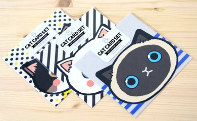 Lovely Cat Card Set