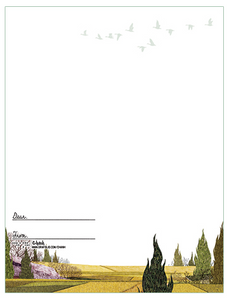 Country Cycling - Postcard