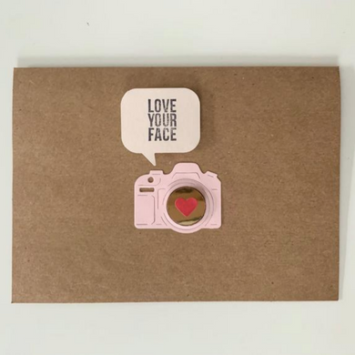 Love Your Face - Greeting Card