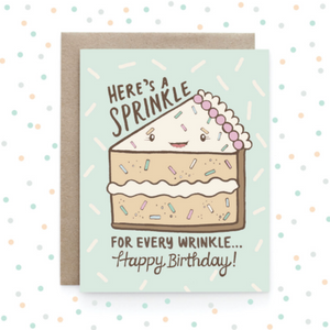 Sprinkles and Wrinkles - Greeting Card