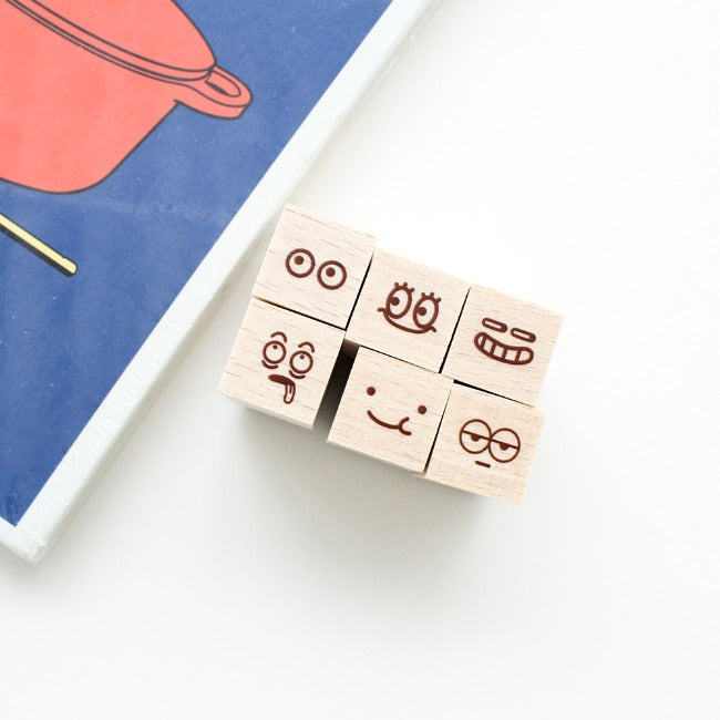 Facial Expressions Stamp Set