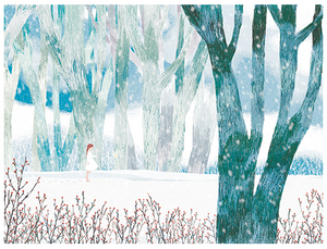 Forest in Winter Postcard