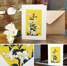 Load image into Gallery viewer, Lily Illustrated Floral Card