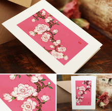 Load image into Gallery viewer, Pink Peony Illustrated Floral Card