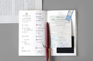 Grid Pocket Notebook - Ice Cream
