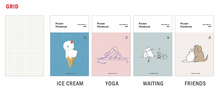 Load image into Gallery viewer, Grid Pocket Notebook - Ice Cream