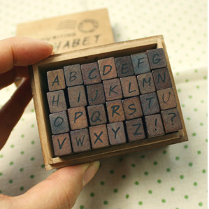 Handwriting Upper Case Stamp Set