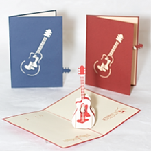 Load image into Gallery viewer, Guitar - Pop Up Card