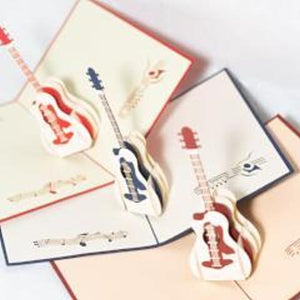 Guitar - Pop Up Card