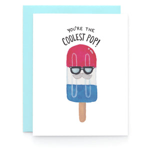 Coolest Pop - Greeting Card