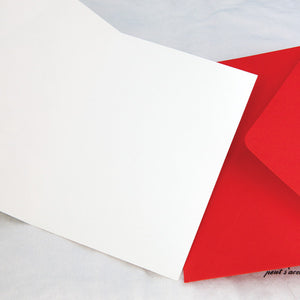 Mrs. Claus in Forest - Christmas Card
