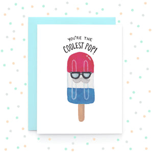 Coolest Pop - Greeting Card
