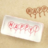 Load image into Gallery viewer, Happy Balloons Crystal Mini Stamp