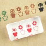 Flower Pots Crystal Mini Stamp