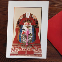 Load image into Gallery viewer, Queen Wedding - Hanbok Card
