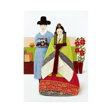 Load image into Gallery viewer, Korean Couple - Traditional Hanbok Card