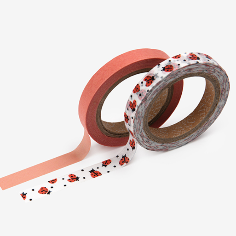 Lady Bug 2 Piece Slim Washi Set - 20