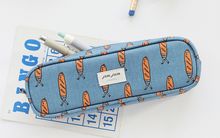 Load image into Gallery viewer, Jam Jam Piped Pencil Case - Baguette