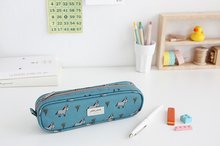 Load image into Gallery viewer, Jam Jam Piped Pencil Case - Donkey