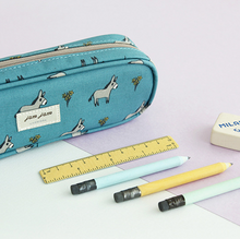 Load image into Gallery viewer, Jam Jam Piped Pencil Case - Donkey