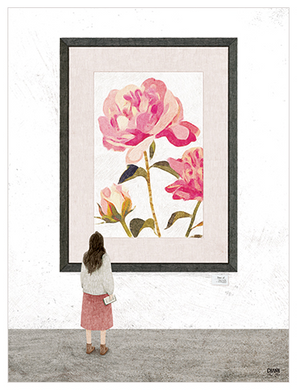Rose Portrait Postcard