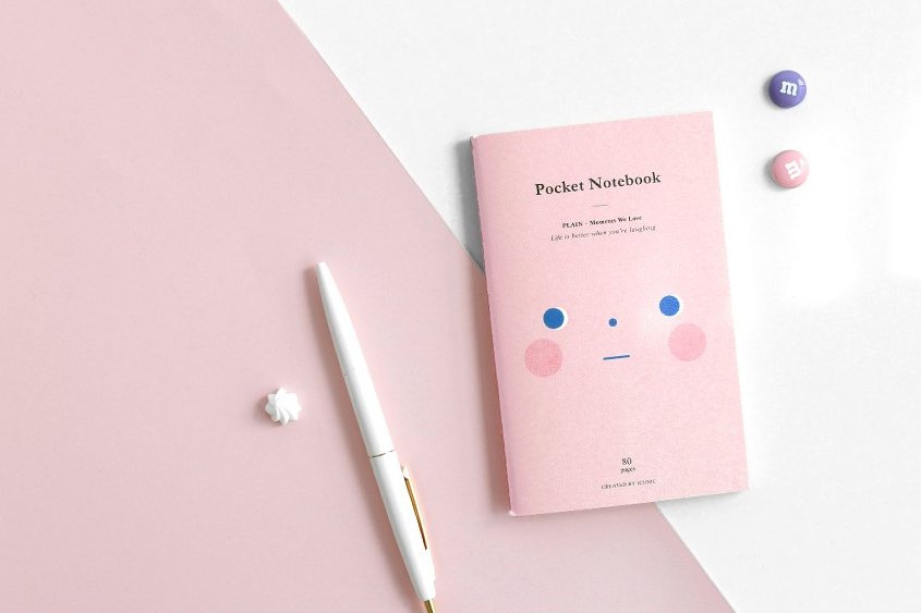 Plain Pocket Notebook - Shy