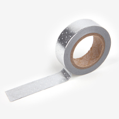 Silver Dot Washi Tape - 37